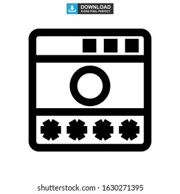password protected icon or logo isolated sign symbol vector illustration - high quality black style vector icons
