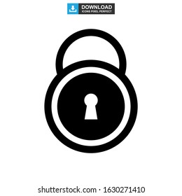 password protected icon or logo isolated sign symbol vector illustration - high quality black style vector icons
