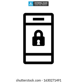 password protected icon or logo isolated sign symbol vector illustration - high quality black style vector icons
