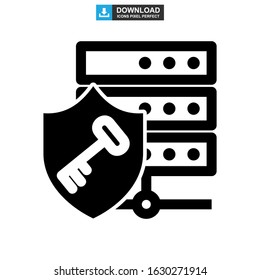 password protected icon or logo isolated sign symbol vector illustration - high quality black style vector icons
