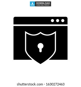 password protected icon or logo isolated sign symbol vector illustration - high quality black style vector icons

