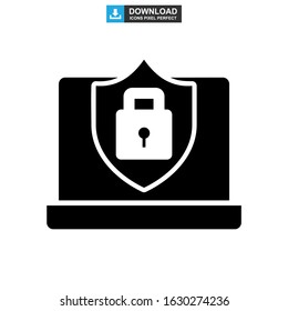 password protected icon or logo isolated sign symbol vector illustration - high quality black style vector icons
