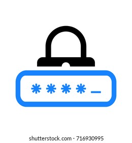 Password Protection Icon.