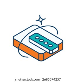 Password Protection Icon vector stock illustration