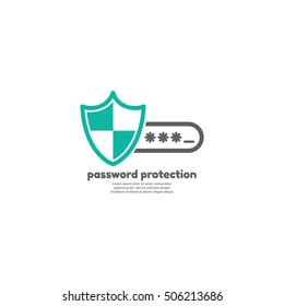 Password protection symbol
