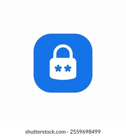 password safety lock icon sign vector