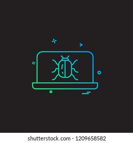 Password and security icon design vector 