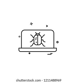 Password and security icon design vector 