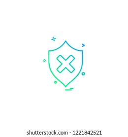 Password and security icon design vector 