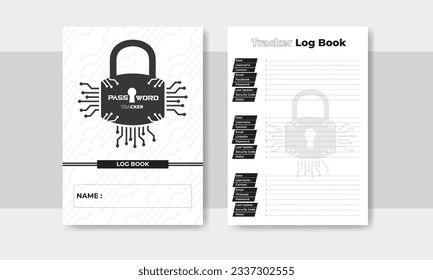 Password Tracker Website Security Interior Print Notebook Design For Website Security Information