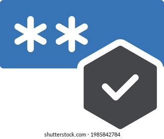 Kennwort-Vektorsymbol