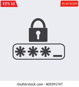 password icon vector