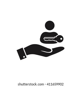 password vector icon