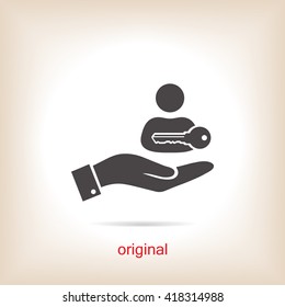 password vector icon