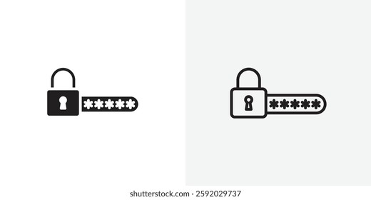 Password vectors icons pack for apps and Ui Ux desigs