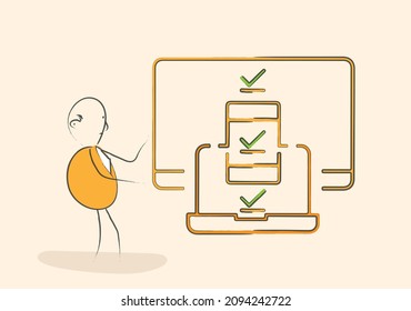 Passwordless Authentication​ icon cartoon design