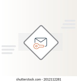 Passwordless Login Icon Vector Design