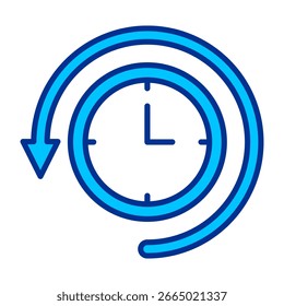 Past Events Simple Icon Vector Illustration Concept
