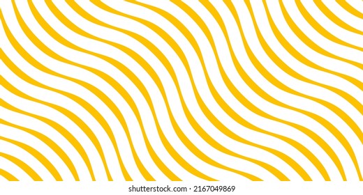 Pasta background, noodles banner. Abstract pasta wavy linear element. Geometric wave, print. Vector illustration