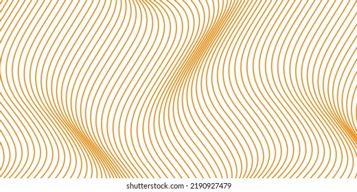 Pasta background. Spaghetti abstract geometric pattern. Macaroni yellow banner. Wavy abstract pattern. Pasta vector illustration