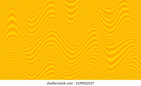 Pasta background. Spaghetti abstract geometric pattern. Macaroni yellow banner. Wavy abstract pattern. Pasta vector illustration
