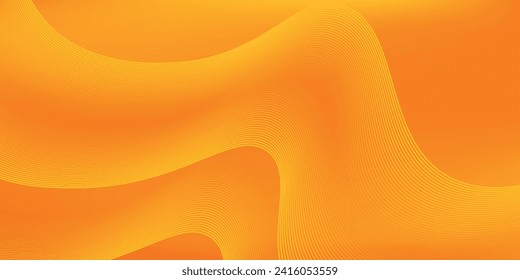 Pasta background, spaghetti abstract geometric pattern. Macaroni yellow poster. Wavy abstract pattern.