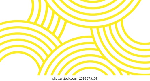 Pasta background, spaghetti abstract geometric pattern. Macaroni yellow poster. Wavy abstract pattern. Pasta vector illustration