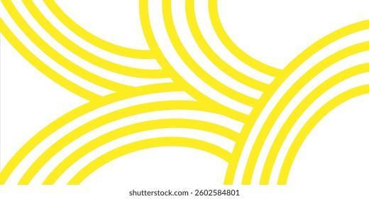 Pasta background, spaghetti abstract geometric pattern. Macaroni yellow poster. Wavy abstract pattern. Pasta vector illustration