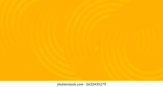 Fundo de massa, espaguete abstrato padrão geométrico. Cartaz amarelo de macarrão. Padrão abstrato ondulado. Ilustração do vetor de massa