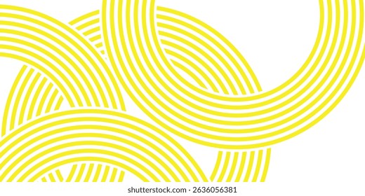 Pasta background, spaghetti abstract geometric pattern. Macaroni yellow poster.