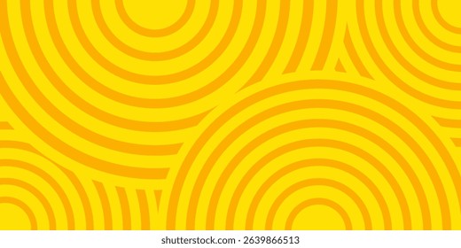Pasta background, spaghetti abstract geometric pattern. Macaroni yellow poster. Wavy abstract pattern.