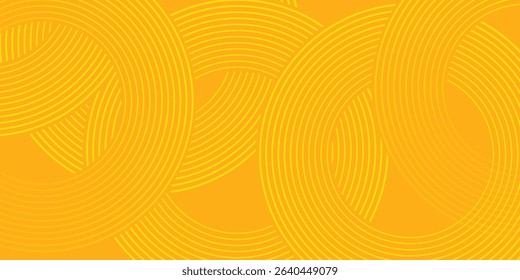 Pasta background, spaghetti abstract geometric pattern. Macaroni yellow poster. Wavy abstract pattern.