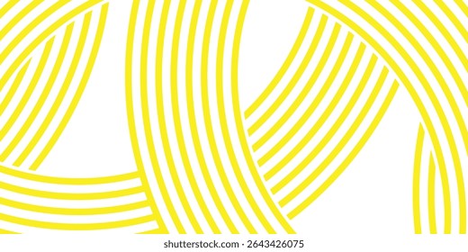 Pasta background, spaghetti abstract geometric pattern. Macaroni yellow poster. Wavy abstract pattern. Pasta vector illustration