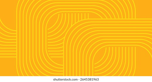 Fundo de massa, espaguete abstrato padrão geométrico. Cartaz amarelo de macarrão. Padrão abstrato ondulado.