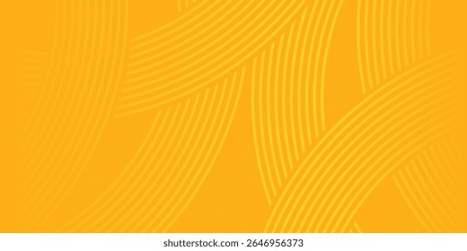 Pasta background, spaghetti abstract geometric pattern. Macaroni yellow poster. Wavy abstract pattern.