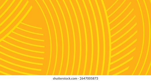 Pasta background, spaghetti abstract geometric pattern. Macaroni yellow poster.