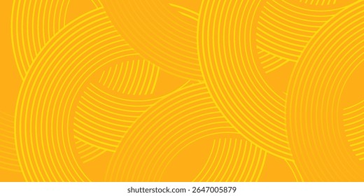 Fundo de massa, espaguete abstrato padrão geométrico. Cartaz amarelo de macarrão. Padrão abstrato ondulado.