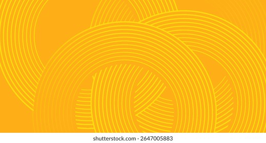 Fundo de massa, espaguete abstrato padrão geométrico. Cartaz amarelo de macarrão.