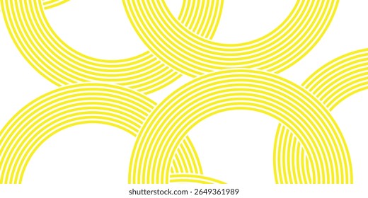 Fundo de massa, espaguete abstrato padrão geométrico. Cartaz amarelo de macarrão. eps moderno 10.