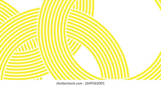 Pasta background, spaghetti abstract geometric pattern. Macaroni yellow poster. Wavy abstract pattern.