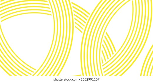 Fundo de massa, espaguete abstrato padrão geométrico. Cartaz amarelo de macarrão.