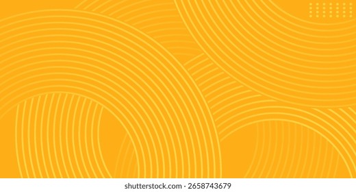 Fundo de massa, espaguete abstrato padrão geométrico. Cartaz amarelo de macarrão. ilustração.