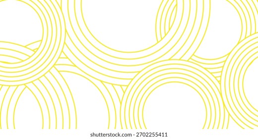 Pasta background, spaghetti abstract geometric pattern. Macaroni yellow poster. Wavy abstract pattern. Pasta vector illustration