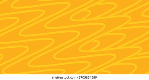 Fundo de massa, espaguete abstrato padrão geométrico. Cartaz amarelo de macarrão. Padrão abstrato ondulado.