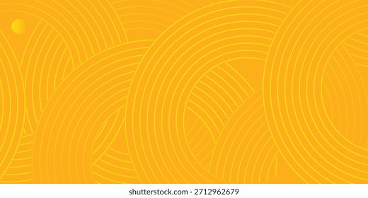 Pasta background, spaghetti abstract geometric pattern. modern vector.