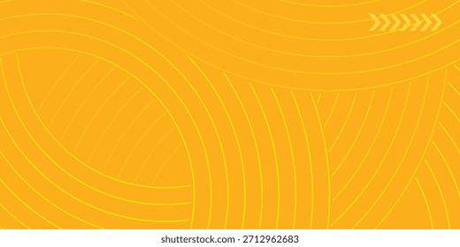 Fundo de massa, espaguete abstrato padrão geométrico. Cartaz amarelo de macarrão. eps 10.