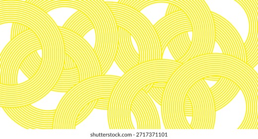 Fundo de massa, espaguete abstrato padrão geométrico. Cartaz amarelo de macarrão. Padrão abstrato ondulado.vetor eps10