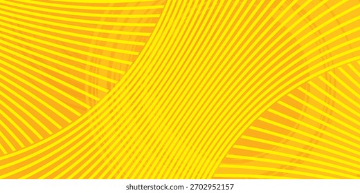 Pasta background yellow and orange line, spaghetti abstract geometric pattern. modern.
