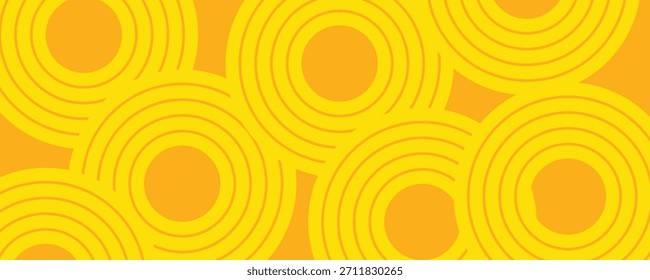 Fundo de massa amarelo, espaguete abstrato padrão geométrico. moderno eps 10.