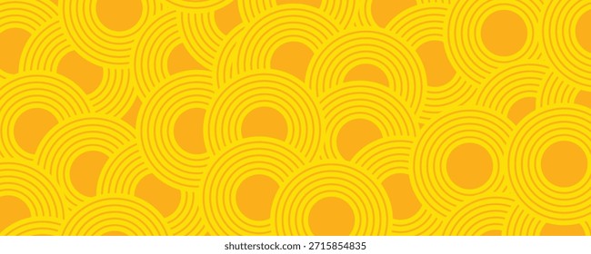 Fundo de massa amarelo, espaguete abstrato padrão geométrico. moderno eps 10.